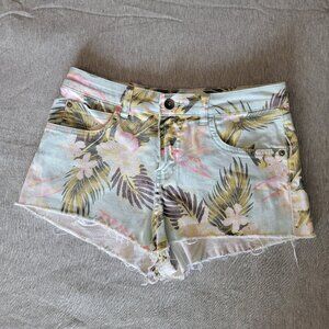 BILLABONG Sz 28 Hawaiian Jean Shorts